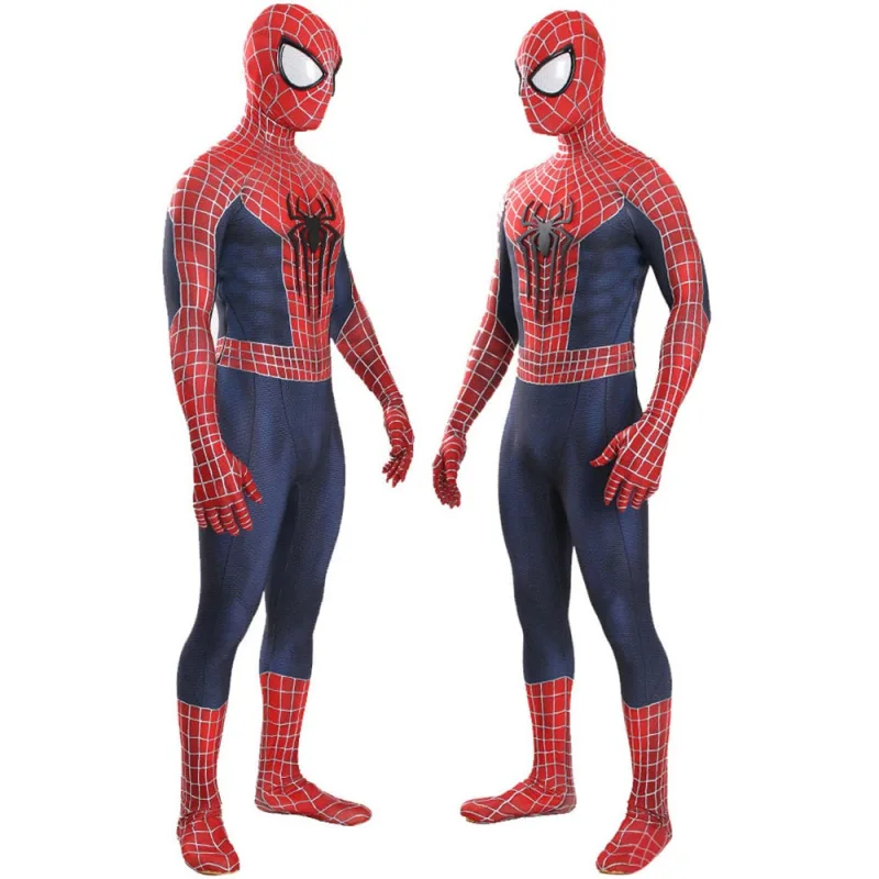 SpiderMan Far From Home Costume Spiderman Zentai Adult Men Jumpsuit With  Sole 