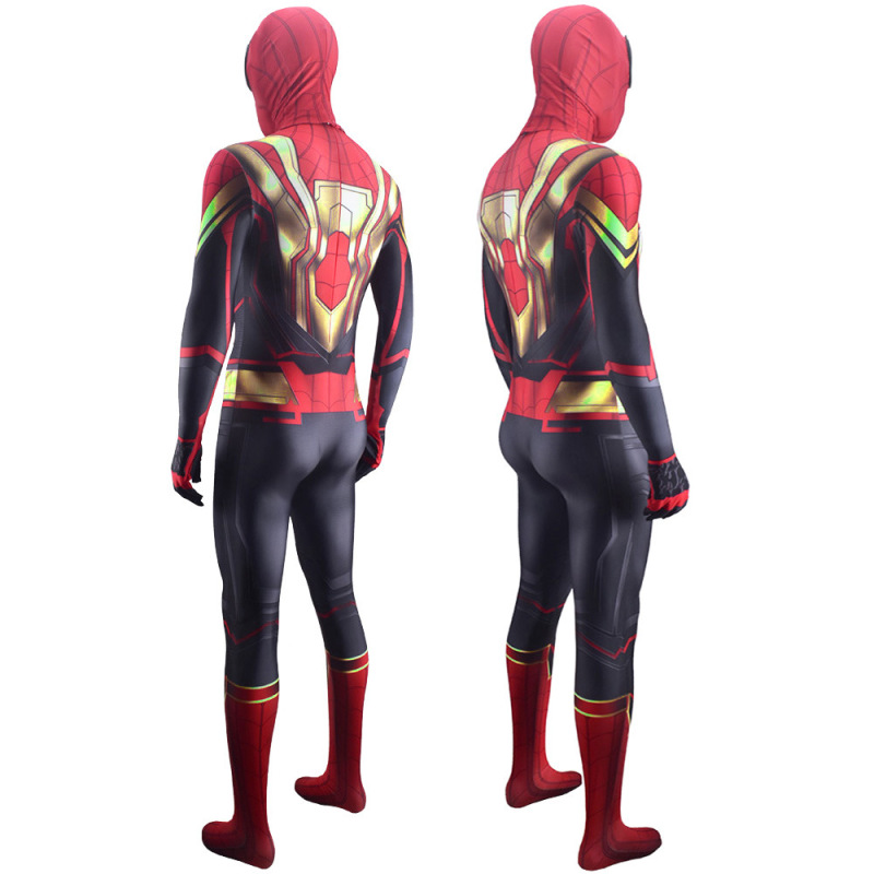 Iron Spider Cosplay Costume Adults Kids Spider-Man: No Way Home