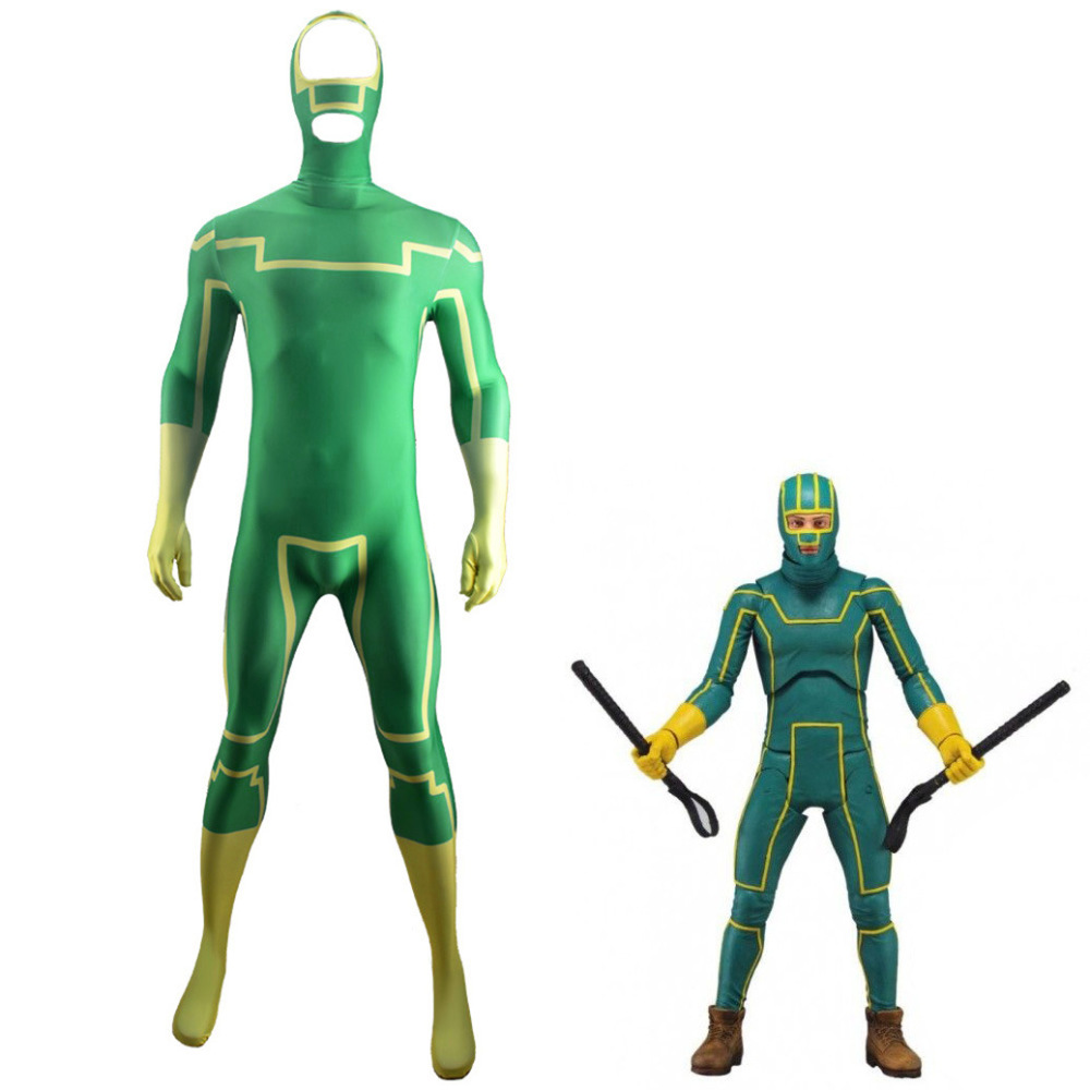 Kick-Ass 2 Dave Lizewski Cosplay Costume Adult Kids