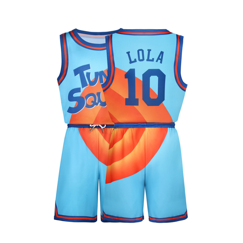 Kids Space Jam Jersey Tune Squad Jordan BUGS Lola Basketball Shirt A New Legacy In Stock-Takerlama