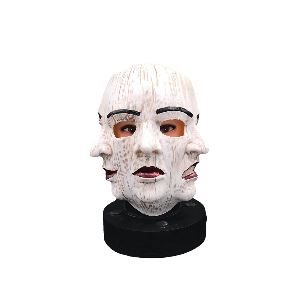 Halloween Three Faced Latex Scary Mask