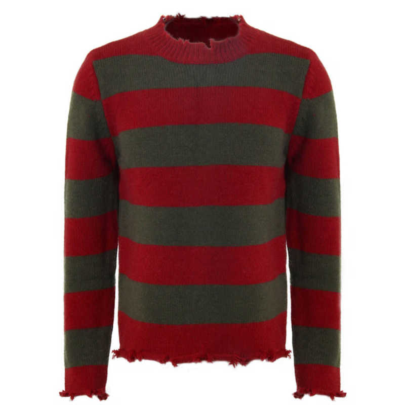 Todollcos A Nightmare on Elm Street Freddy Krueger Sweater Adult Cosplay