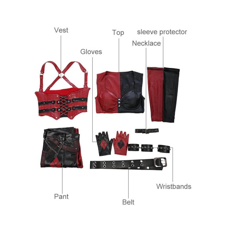 Batman: Arkham City Harley Quinn Cosplay Costume XS In Stock (After Halloween)