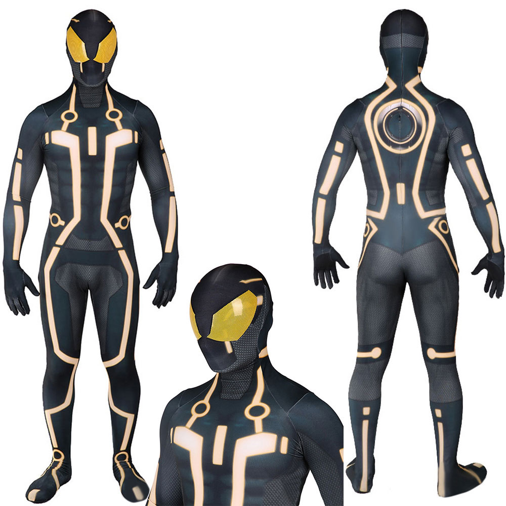 Tron Legacy Spider Man Cosplay Costume Adults Kids Takerlama