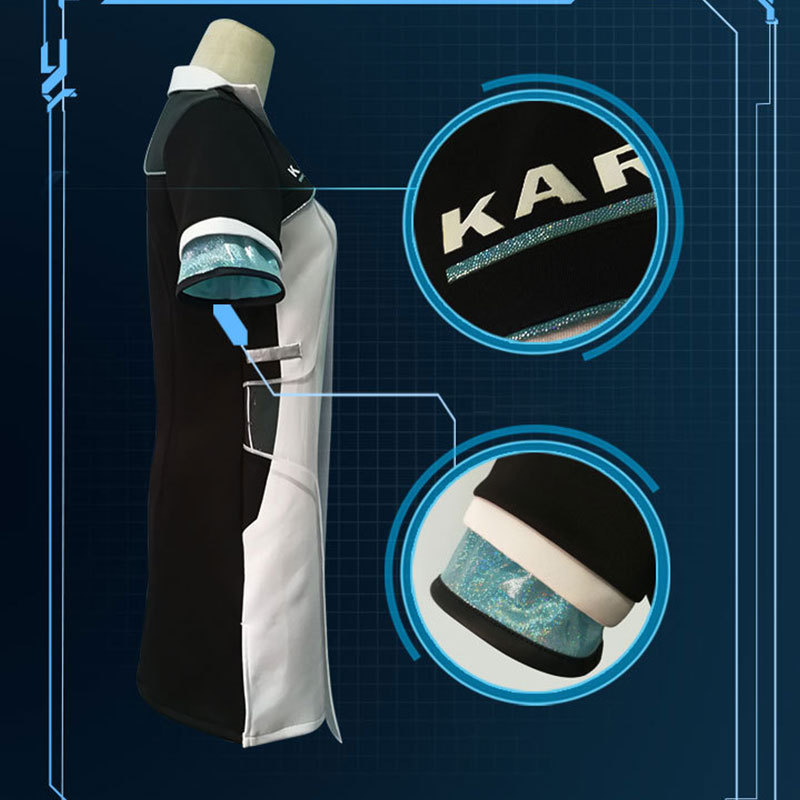 Detroit: Become Human Kara DBH Housekeeper AX400 Android Uniform Suit Cosplay Costume