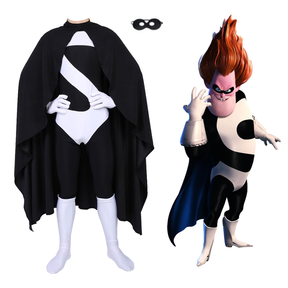 The Incredibles Syndrome Incrediboy Cosplay Costume Adult Kids-Takerlama