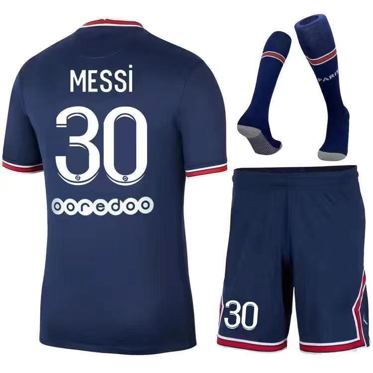 Paris Saint-Germain PSG Messi No. 30 Football T-Shirt Adults Kids