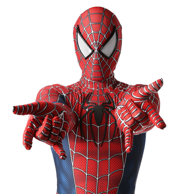 Classic Sam Raimi Spider-Man Superhero Suit Kids Adults