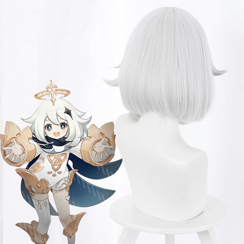 Genshin Impact Paimon Cosplay Wig