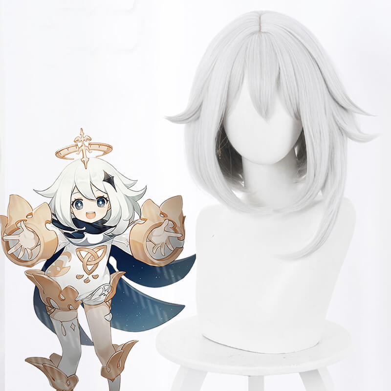 Genshin Impact Paimon Cosplay Wig