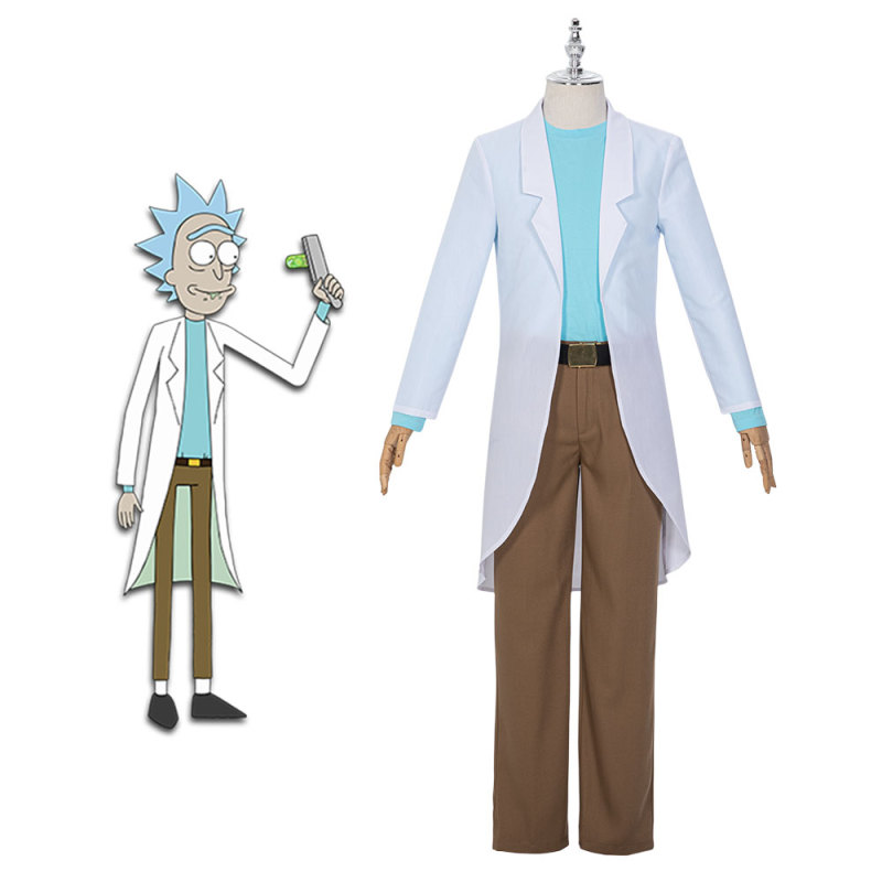 Rick and Morty Rick Sanchez Cosplay Costume Takerlama