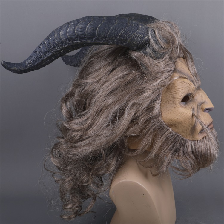 Beauty and the Beast Mask Adam Prince Cosplay Costume Wig Props