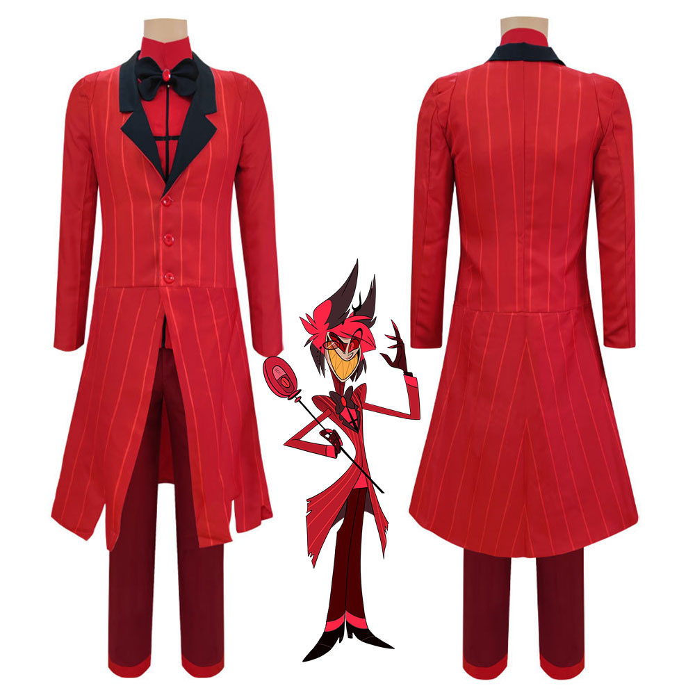 Anime Hazbin Hotel Alastor The Radio Demon Cosplay Costume Coat