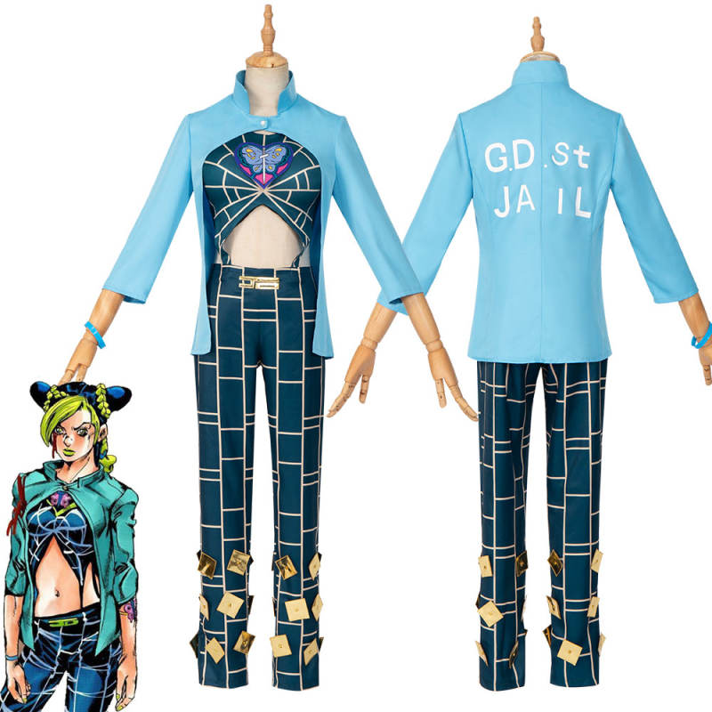 JoJo's Bizarre Adventure Stone Ocean Jolyne Cujoh Cosplay Costume Style B
