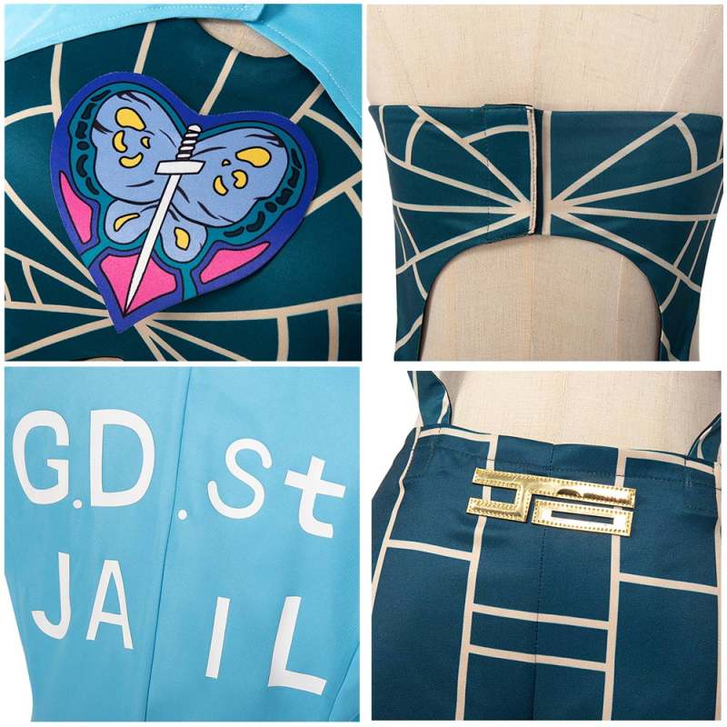 JoJo's Bizarre Adventure Stone Ocean Jolyne Cujoh Cosplay Costume Style B