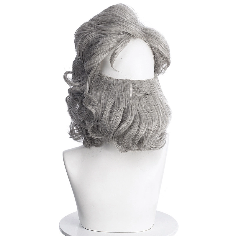 Movie The Christmas Chronicles 2 Santa Claus Silver Cosplay Beard and Wigs