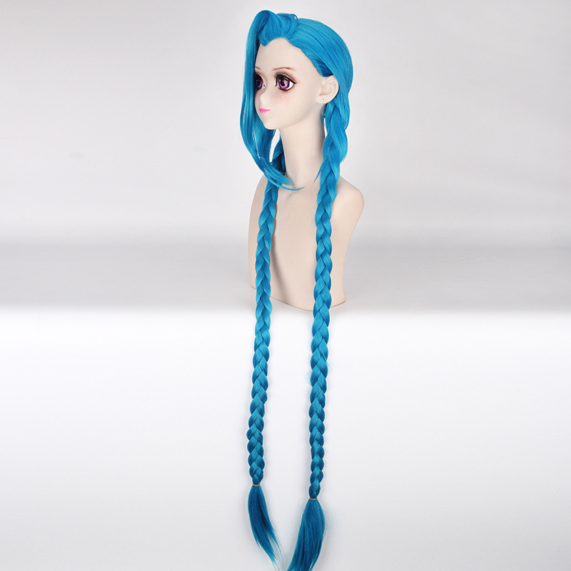 League of Legends LOL Arcane Jinx Cosplay Wig