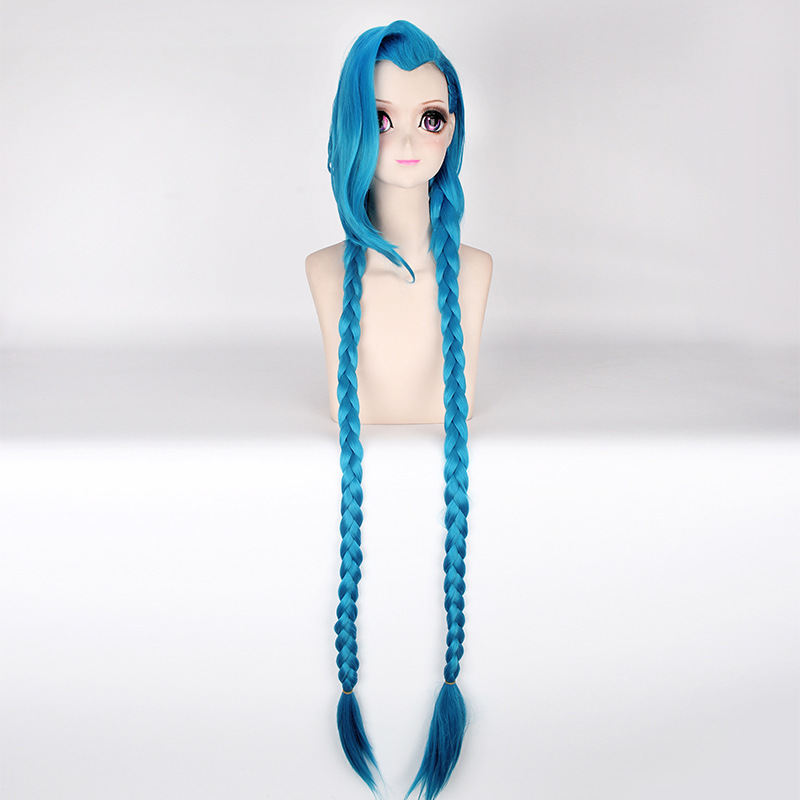 League of Legends LOL Arcane Jinx Cosplay Wig