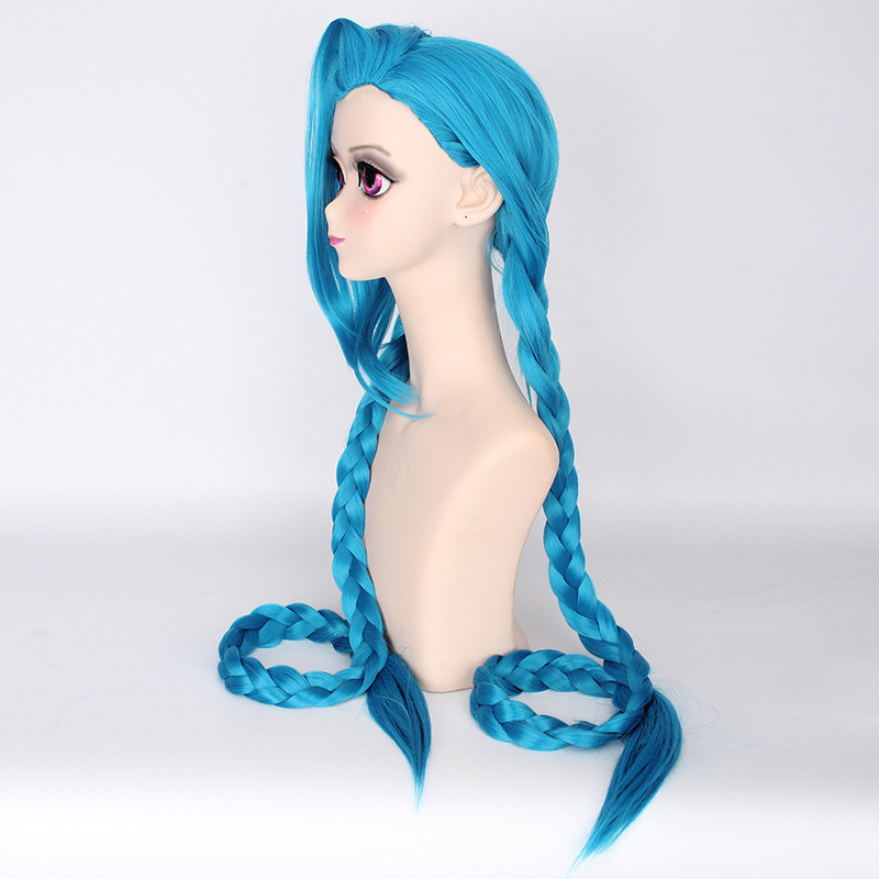 League of Legends LOL Arcane Jinx Cosplay Wig