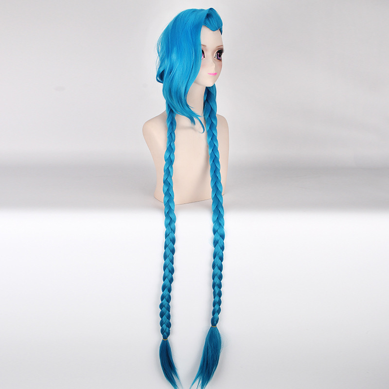 League of Legends LOL Arcane Jinx Cosplay Wig