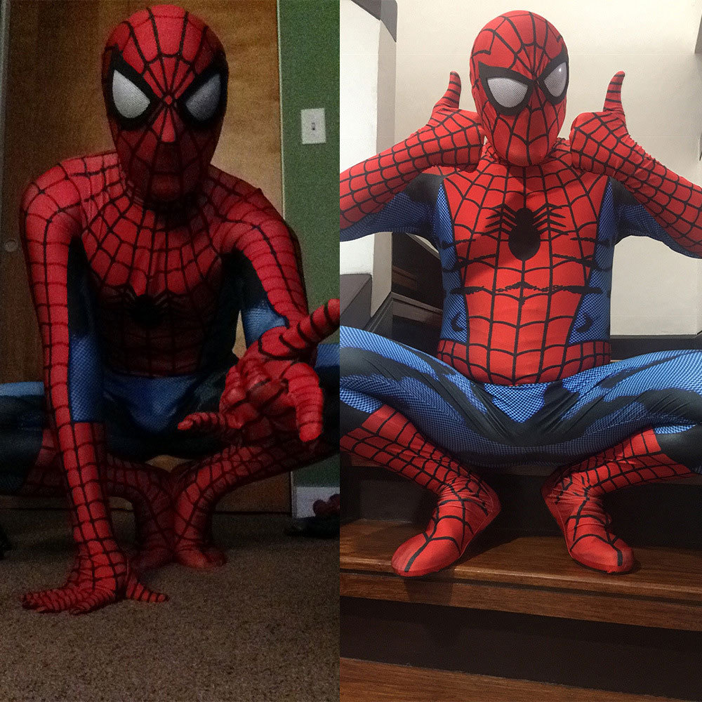 Classic John Romita Comic Spider-Man Cosplay Costume