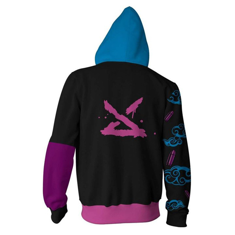 League of Legends LOL The Loose Cannon Jinx Cosplay Hoodie