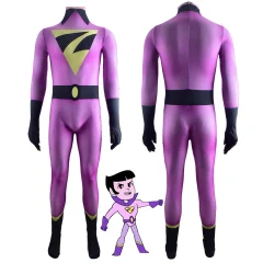 Teen Titans Go Wonder Twins Zan Cosplay Costume Adult Kids