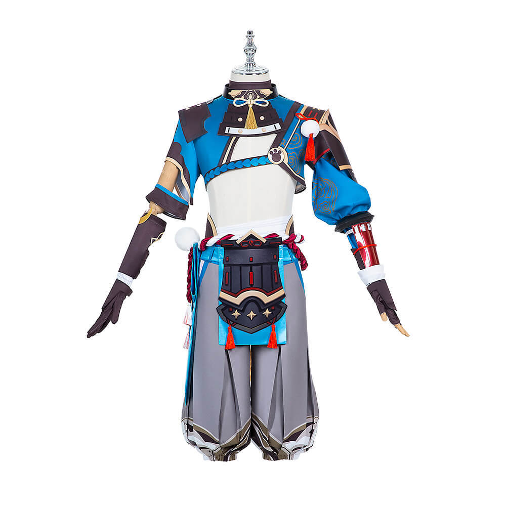 Genshin Impact Gorou Cosplay Costume Wig