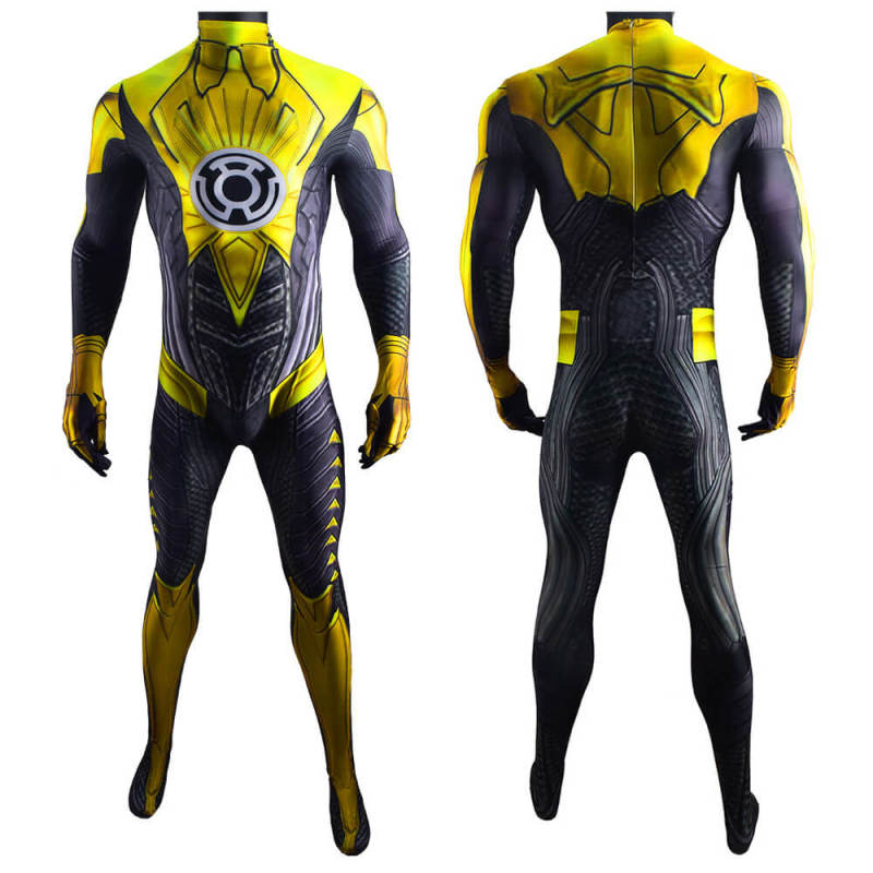 Green Lantern Thaal Sinestro Cosplay Costume Adult Kids