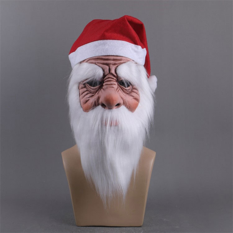 2021 Santa Claus Latex Mask Christmas Gift