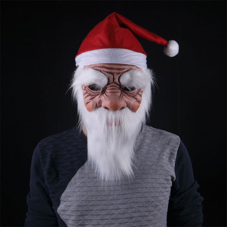 2021 Santa Claus Latex Mask Christmas Gift