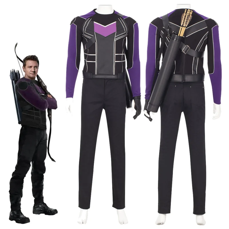 2021 Hawkeye Clint Barton Cosplay Costume (Without Bow, quiver &amp; arrows)