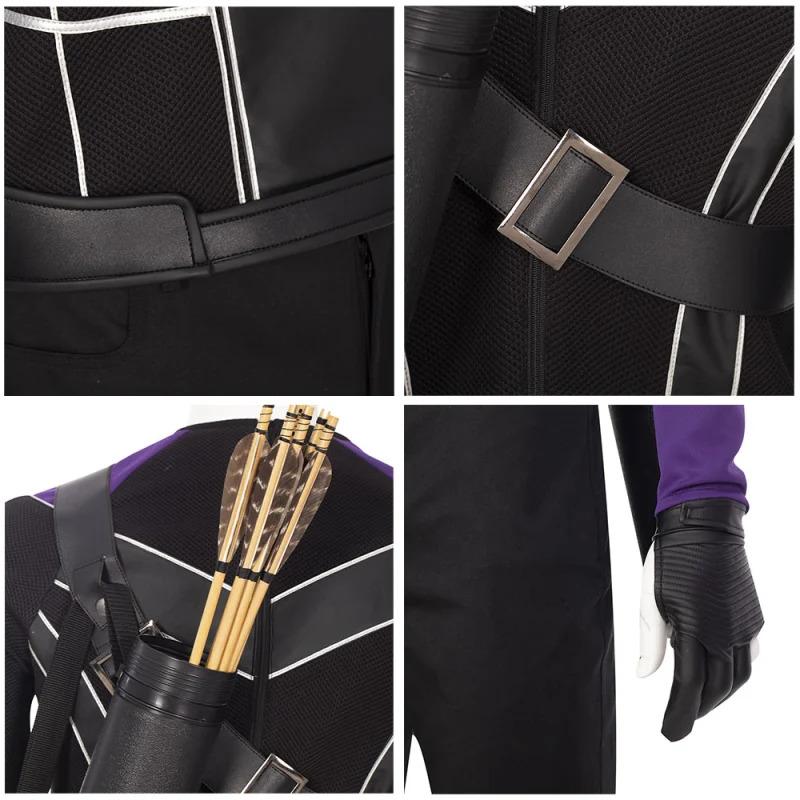 2021 Hawkeye Clint Barton Cosplay Costume (Without Bow, quiver &amp; arrows)
