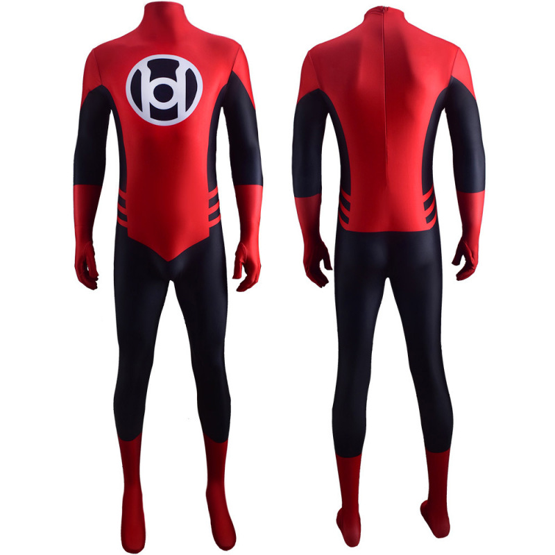 Red Lantern Corps Cosplay Costume Adult Kids Takerlama