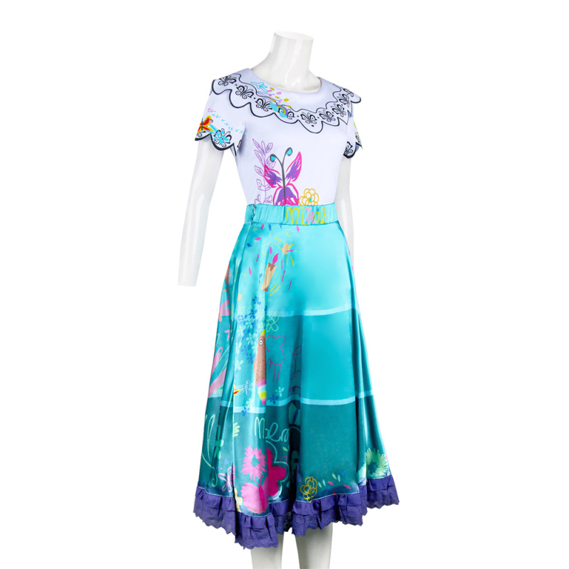 Adults Disney Encanto Mirabel Madrigal Dress Cosplay Costume ( Ready To Ship) Takerlama