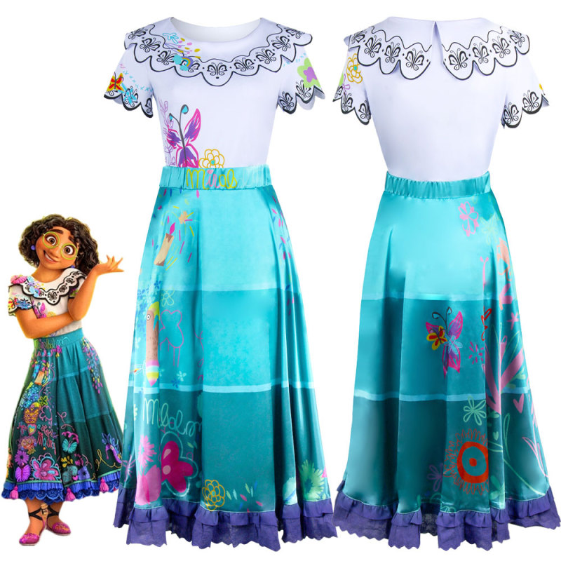 Adults Disney Encanto Mirabel Madrigal Dress Cosplay Costume ( Ready To Ship) Takerlama