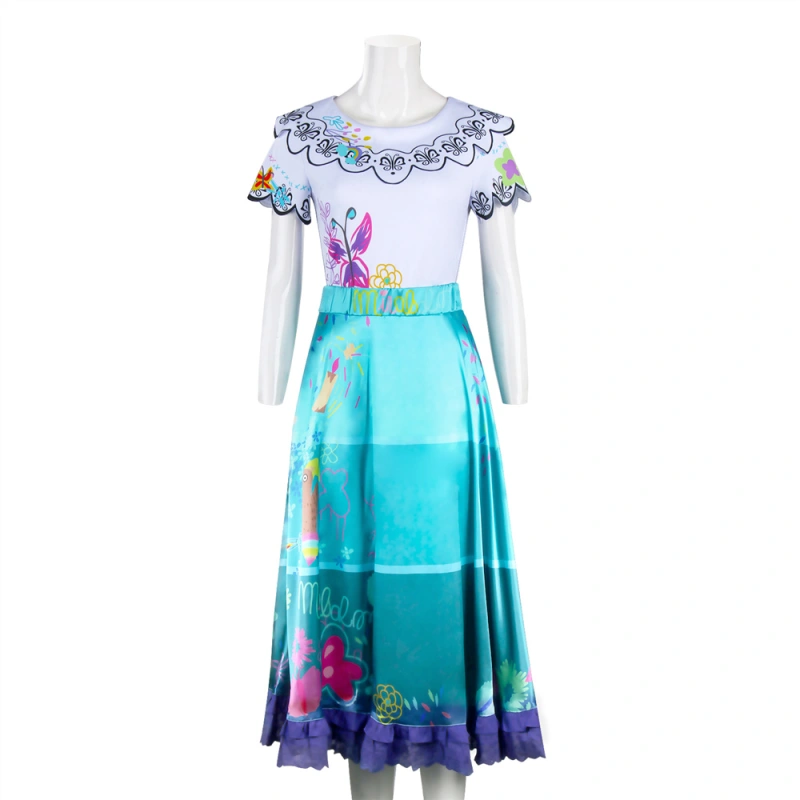 Mirabel Dress Skirt Princess Dress Costume Cosplay per Donna