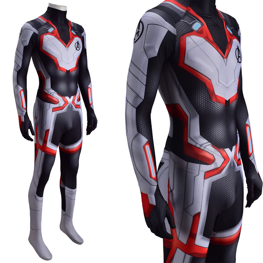 Avengers: Endgame Quantum Realm Advanced Tech Suit Cosplay Adult Kids