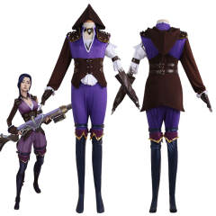 Arcane Caitlyn Cosplay League of Legends LOL Costume