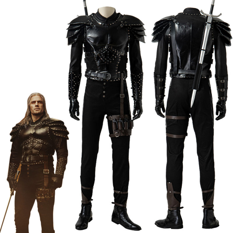 The Witcher Season 2 Geralt of Rivia Cosplay Costume (Without Sword, Shoes&Necklace)