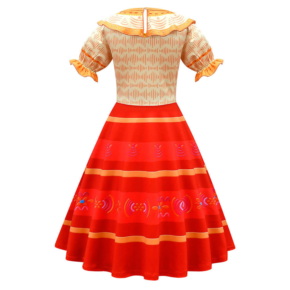Kids Disney Encanto Dolores Madrigal Dress Cosplay Costume
