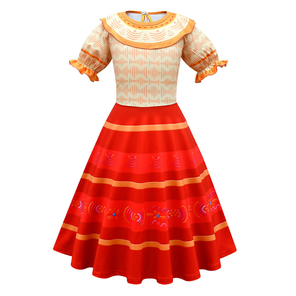 Kids Disney Encanto Dolores Madrigal Cosplay Costume Takerlama