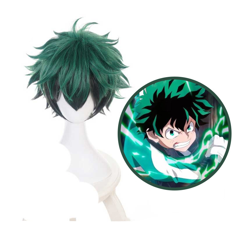 Boku no Hero My Hero Academia Izuku Midoriya Deku Wigs Hairs