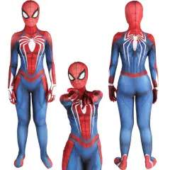 Women Spider-Man PS4 Costume Peter Parke Cosplay Jumpsuit Adults Kids