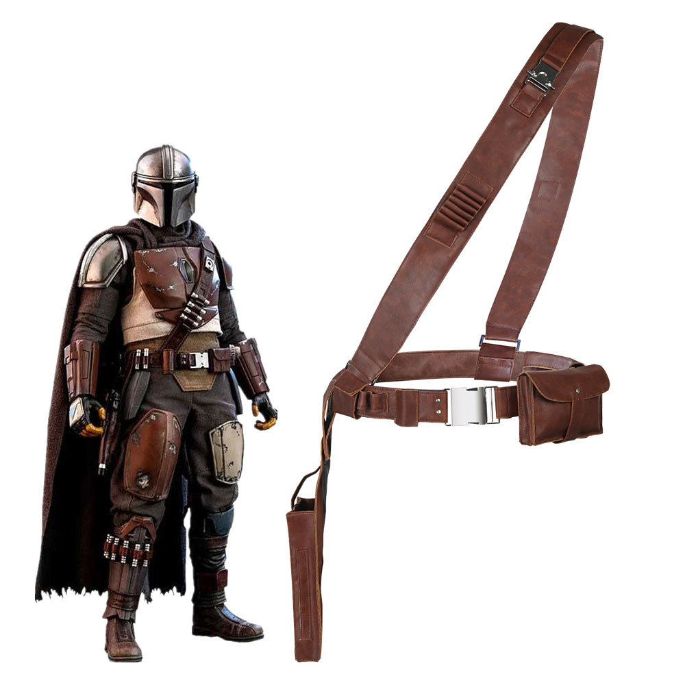 The Mandalorian 2 Boba Fett Adjustable Leather Belt With Pocket