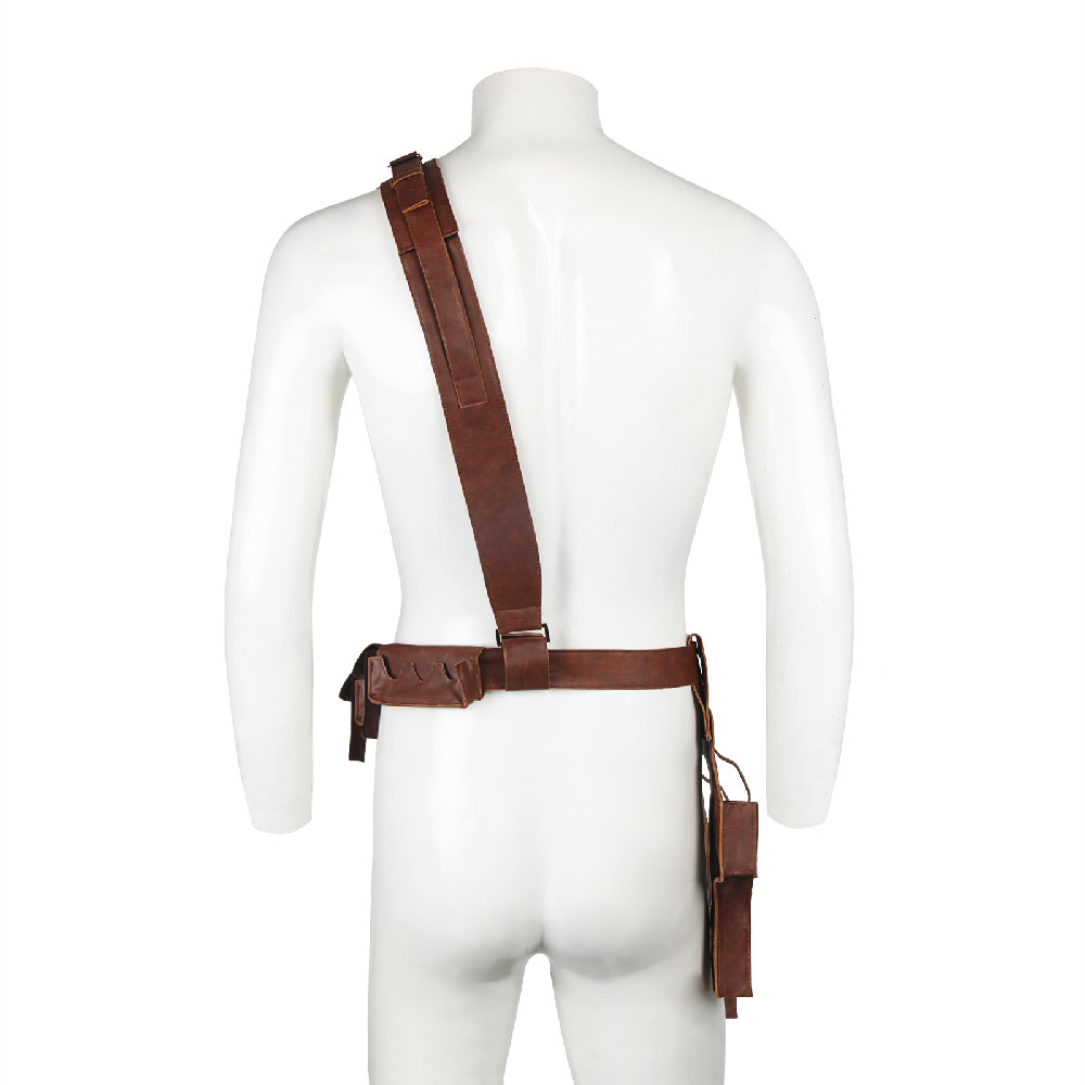 The Mandalorian 2 Boba Fett Adjustable Leather Belt With Pocket