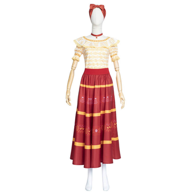 Adults Disney Encanto Dolores Madrigal Cosplay Costume