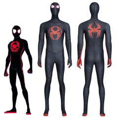 Spider-Man: Across the Spider-Verse Miles Morales Cosplay Costume Adults Kids Takerlama