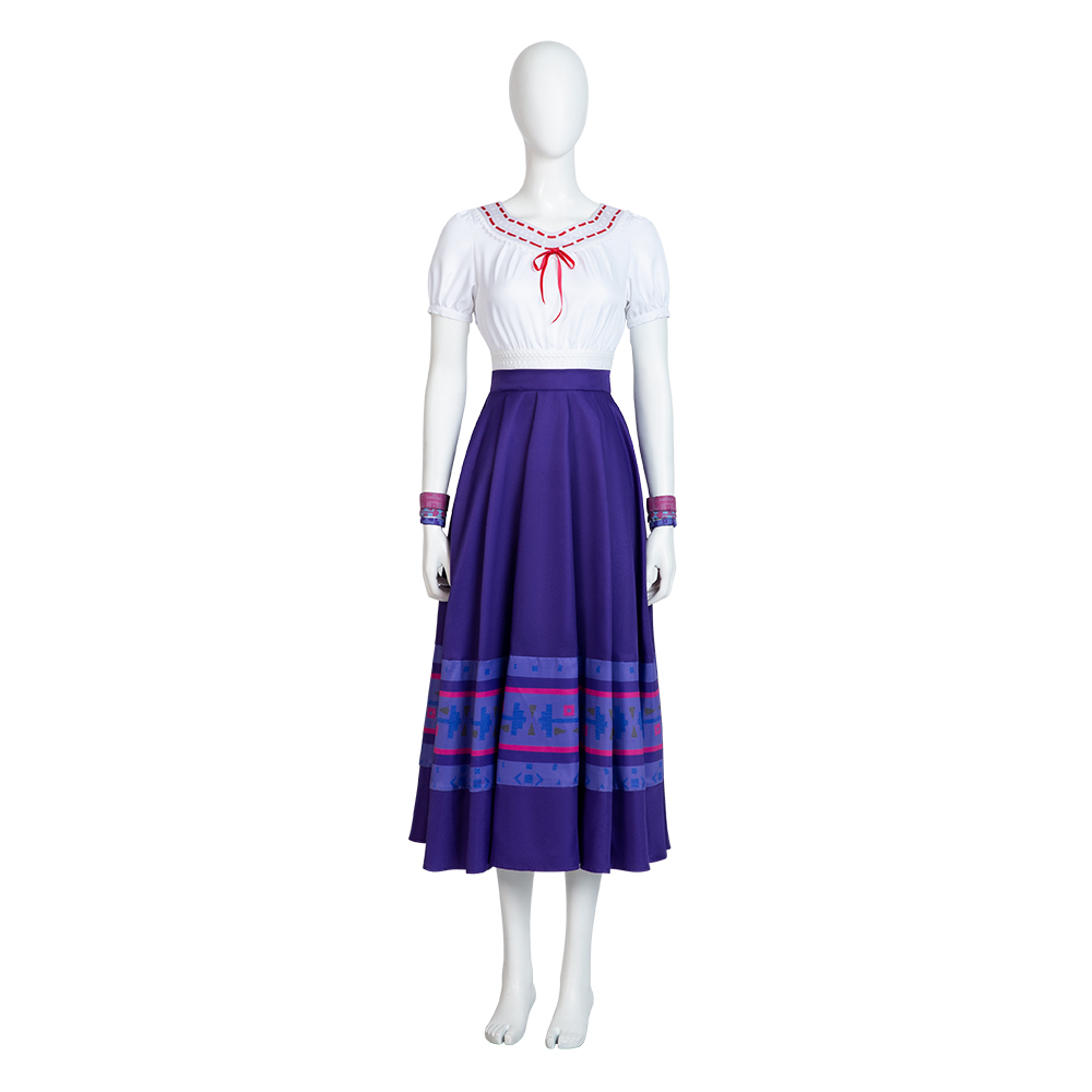 Adults Disney Encanto Luisa Madrigal Cosplay Costume