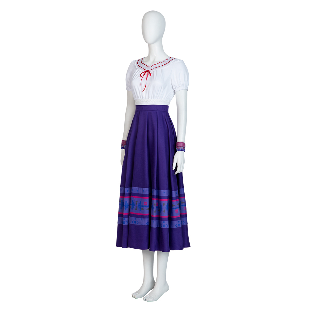 Adults Disney Encanto Luisa Madrigal Cosplay Costume